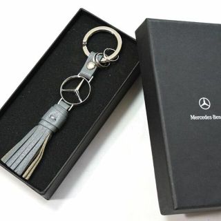 メルセデスベンツ■新品　未使用　タッセル付きキーリング　キーホルダー　レザー(その他)