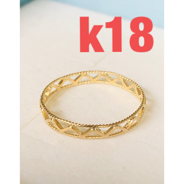 k18 リング レディースのアクセサリー(リング(指輪))の商品写真