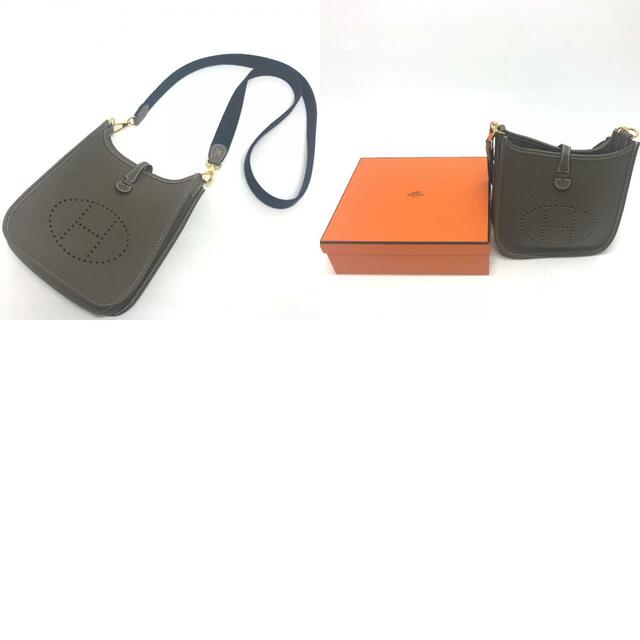 エルメス HERMES エブリン TPM カバン ショルダーバッグ トリヨンクレマンス U刻 エトゥープ ブラウン 未使用