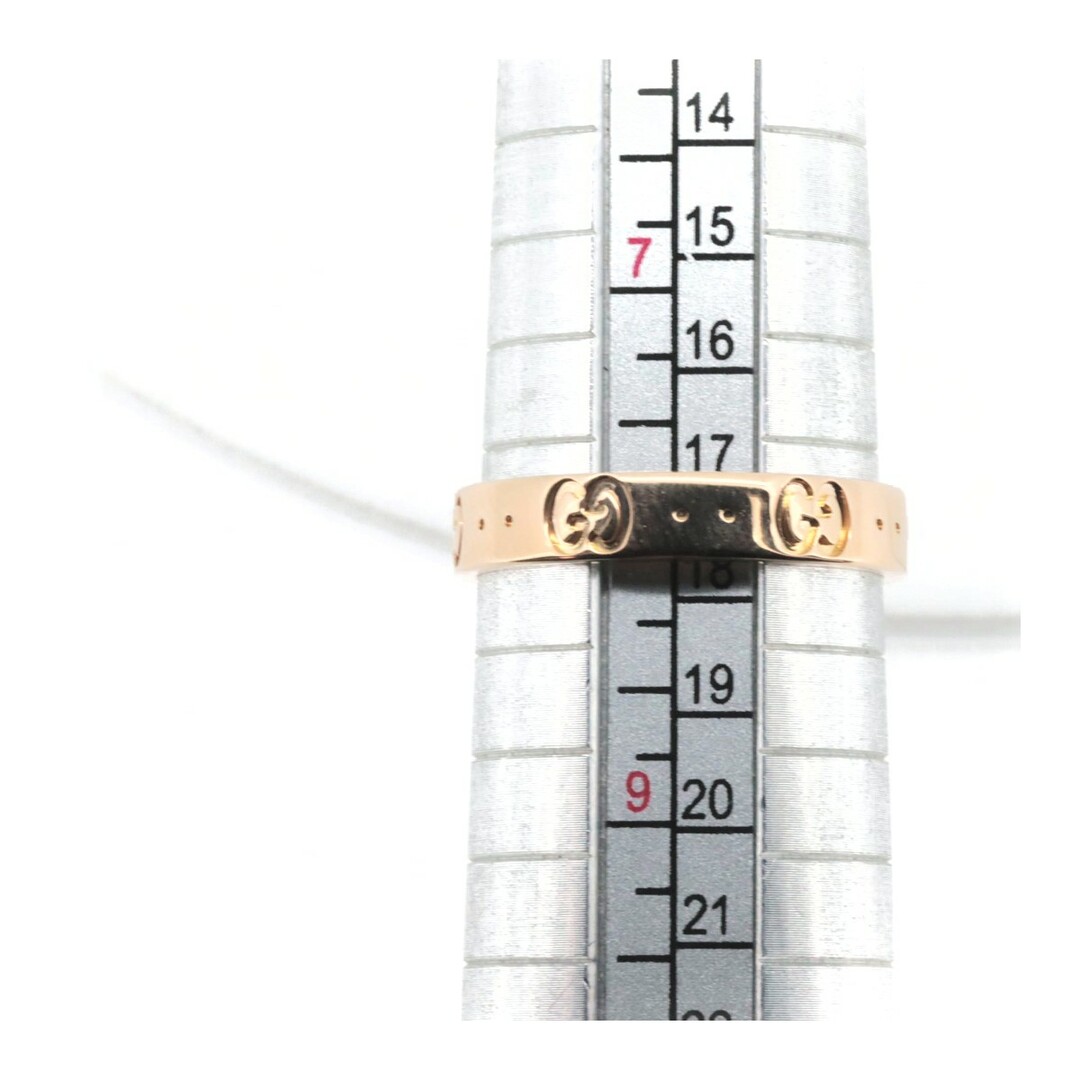 Gucci(グッチ)のグッチ アイコン リング 16.5号 K18PG(18金 ピンクゴールド) レディースのアクセサリー(リング(指輪))の商品写真