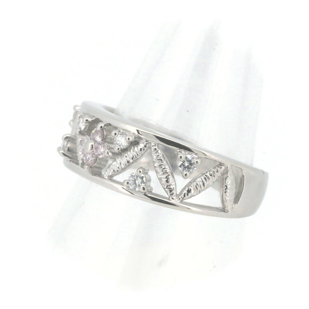 TASAKI(タサキ)の目立った傷や汚れなし タサキ　ピンク ダイヤモンド リング 16号 0.25ct PT900(プラチナ) レディースのアクセサリー(リング(指輪))の商品写真