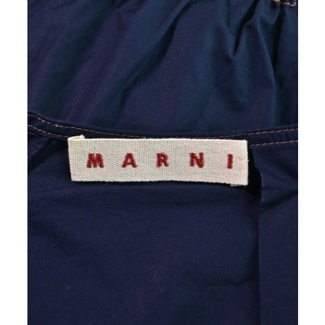 Marni(マルニ)のMARNI マルニ ワンピース 38(S位) 紺 【古着】【中古】 レディースのワンピース(ひざ丈ワンピース)の商品写真