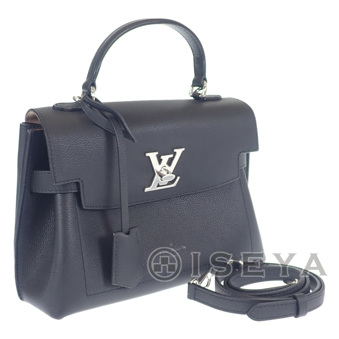 【Aランク】LOUIS VUITTON ルイヴィトン ロックミー・エヴァーBB 2way ハンドバッグ ショルダーバッグ M53937 カーフスキン ブラック【ISEYA】