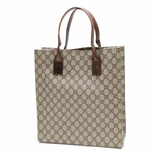 グッチ(Gucci)のグッチ 91249 GGスプリーム トートバッグ 縦型 ビジネスバッグ レザー(トートバッグ)