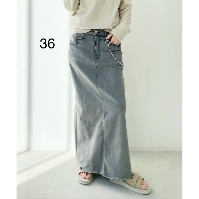 GOOD GRIEF/グッドグリーフ】DENIM LONG SK GOOD GRIEF/グッドグリーフ】DENIM LONG SK