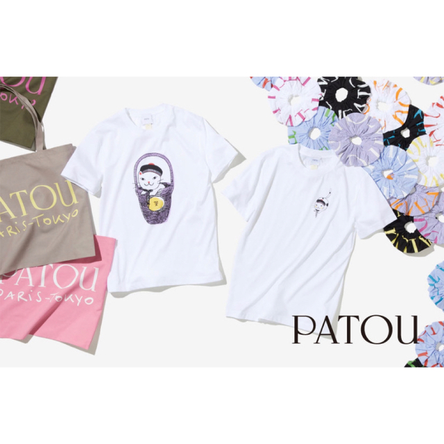 パトゥ　ビッグキャットTシャツ PATOU BIG CAT T-SHIRT