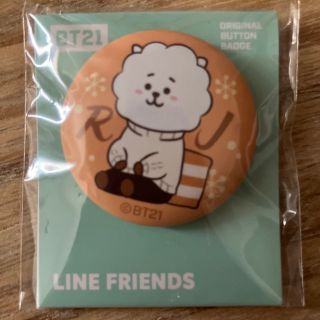 ビーティーイシビル(BT21)のLINE FRIENDS BT21 RJ 缶バッジ(バッジ/ピンバッジ)