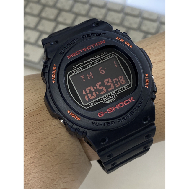 メンズG-SHOCK/限定/ビンテージ/DW-5750/スティング/レゲエ/時計/美品