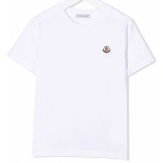 モンクレール(MONCLER)のモンクレール　シンプルロゴTシャツ　ホワイト　12(Tシャツ(半袖/袖なし))