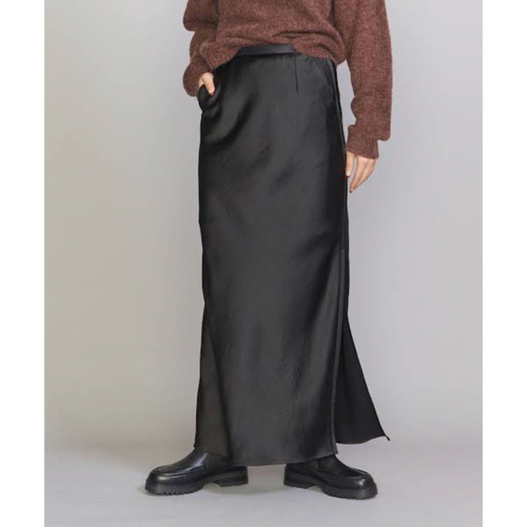 BEAUTY&YOUTH UNITED ARROWS(ビューティアンドユースユナイテッドアローズ)のBEAUTY&YOUTH ヴィンテージサテン マーメイドマキシスカート レディースのスカート(ロングスカート)の商品写真