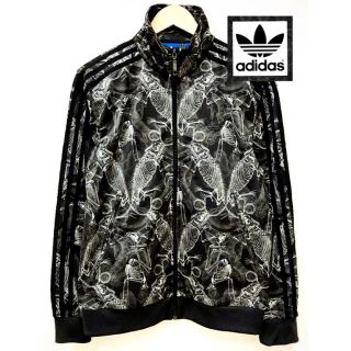 アディダス(adidas)のアディダス 爬虫類 モノトーン カメレオン ジャージ ジャケット ブルゾン(ジャージ)