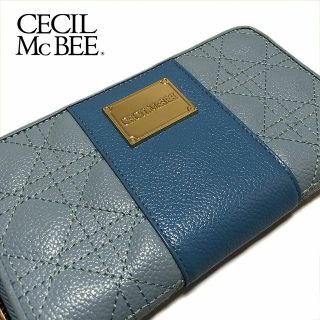 セシルマクビー(CECIL McBEE)のCECIL McBEE セシルマクビー 長財布 スカイブルー レディース(財布)