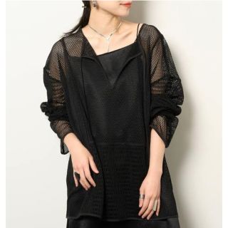 シティショップ(CITYSHOP)のCITYSHOP MESH MIX PULLOVER メッシュ　カットソー(カットソー(長袖/七分))