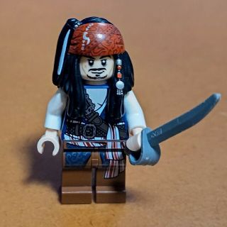 レゴ(Lego)のレゴ★パイレーツオブカリビアン ジャック・スパロウ 美品 人気 激レア(キャラクターグッズ)