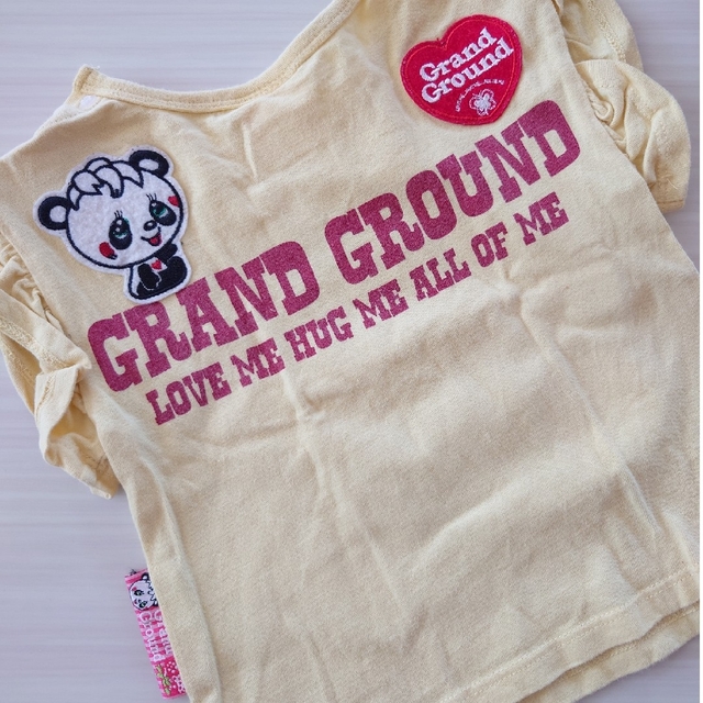 GrandGround(グラグラ)のグラグラ　Tシャツ　90 キッズ/ベビー/マタニティのキッズ服女の子用(90cm~)(Tシャツ/カットソー)の商品写真