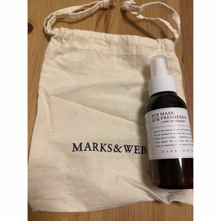 マークスアンドウェブ(MARKS&WEB)のMARK&WEB マスクフレッシュナー&巾着袋(アロマスプレー)