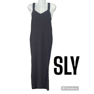 スライ(SLY)のSLY ニット ロングワンピース(ロングワンピース/マキシワンピース)