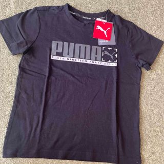 プーマ(PUMA)の新品　130 PUMA 黒Ｔシャツ　➄(Tシャツ/カットソー)