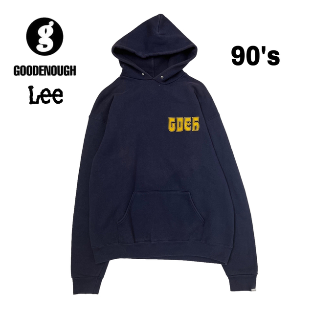 【GOODENOUGH】希少 90s GDEH LOGO HOODIE | フリマアプリ ラクマ