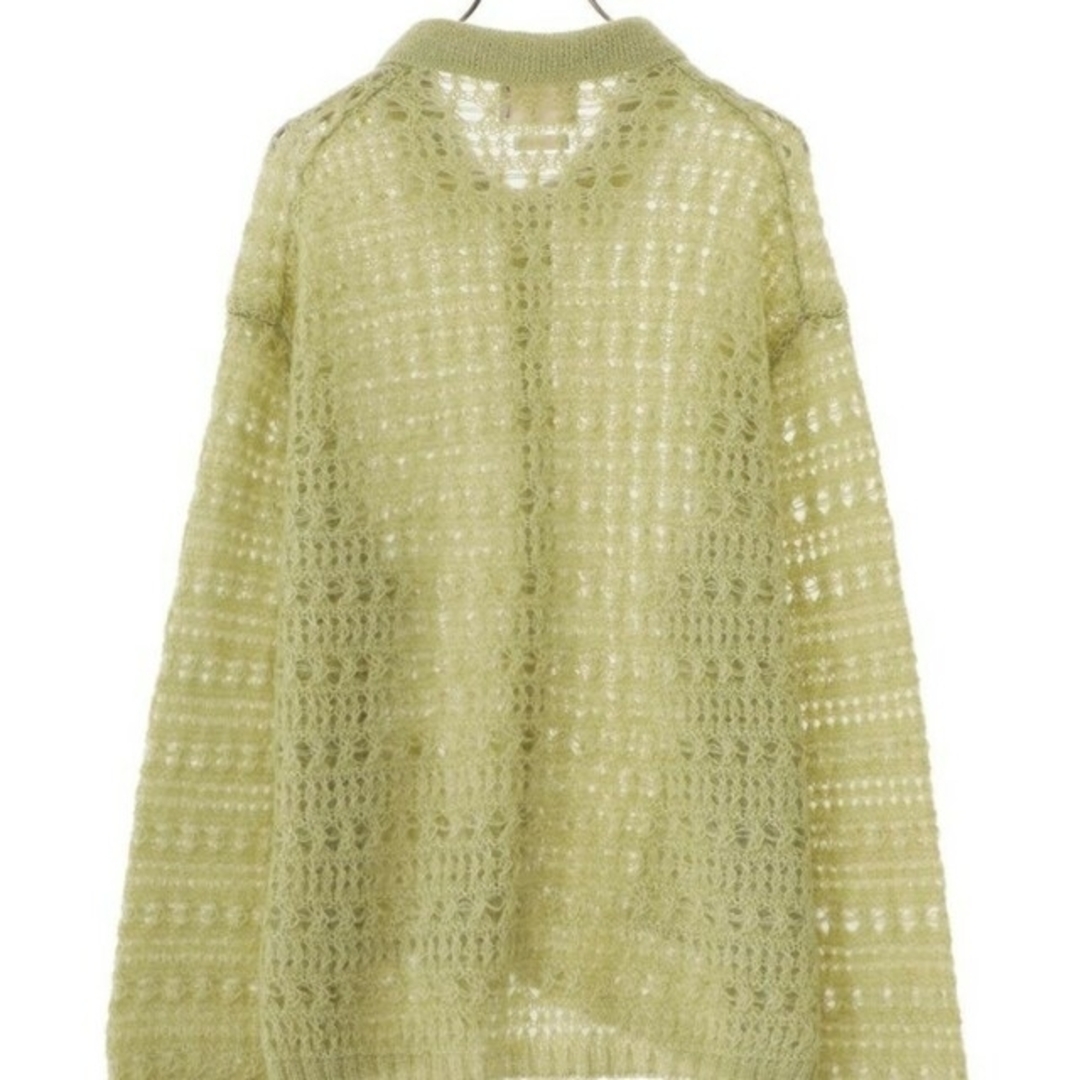 YOKE(ヨーク)のYOKE 23SS MOHAIR SILK MESH KNIT SHIRT レディースのトップス(カーディガン)の商品写真