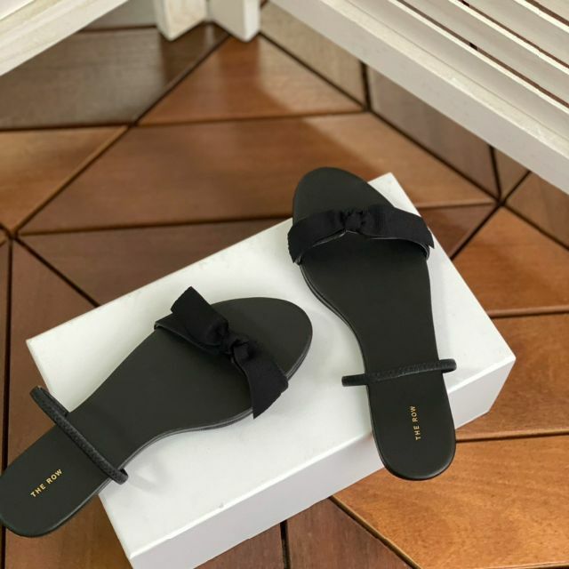 正規品☆THE ROW リボン スリングバックサンダル-