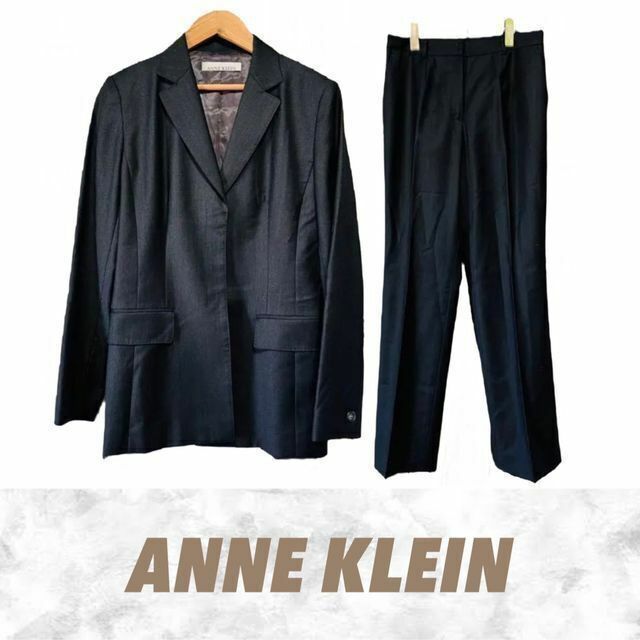 ANNE KLEIN アンクライン パンツ スーツ セットアップ ダークグレー