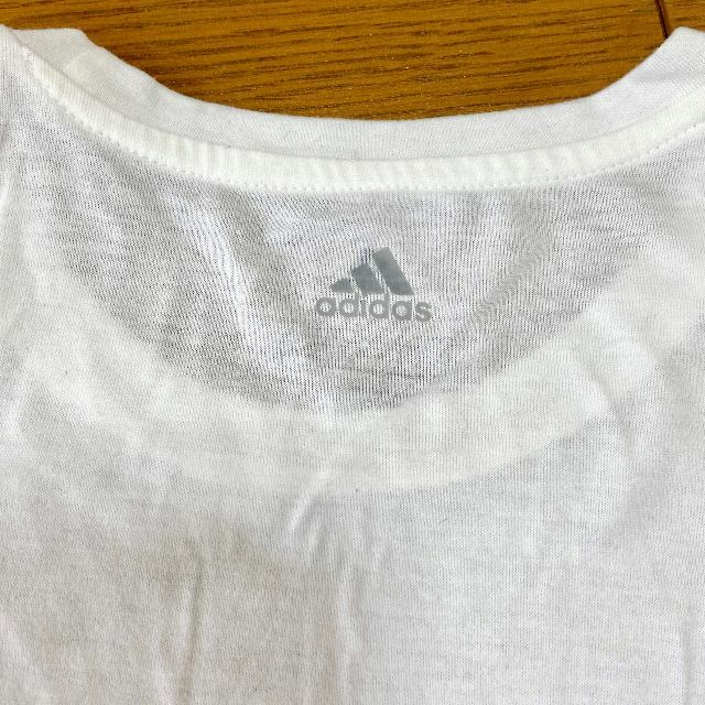 adidas(アディダス)の新品未使用◆(レディースXL)(OT)アディダス 白/ホワイトTシャツ レディースのトップス(Tシャツ(半袖/袖なし))の商品写真