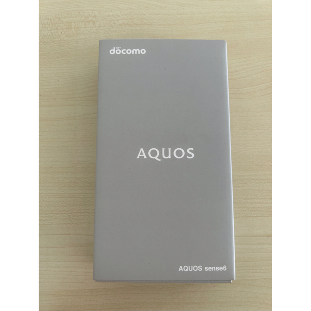 AQUOS(アクオス)のAQUOS sense6  スマホ/家電/カメラのスマートフォン/携帯電話(スマートフォン本体)の商品写真