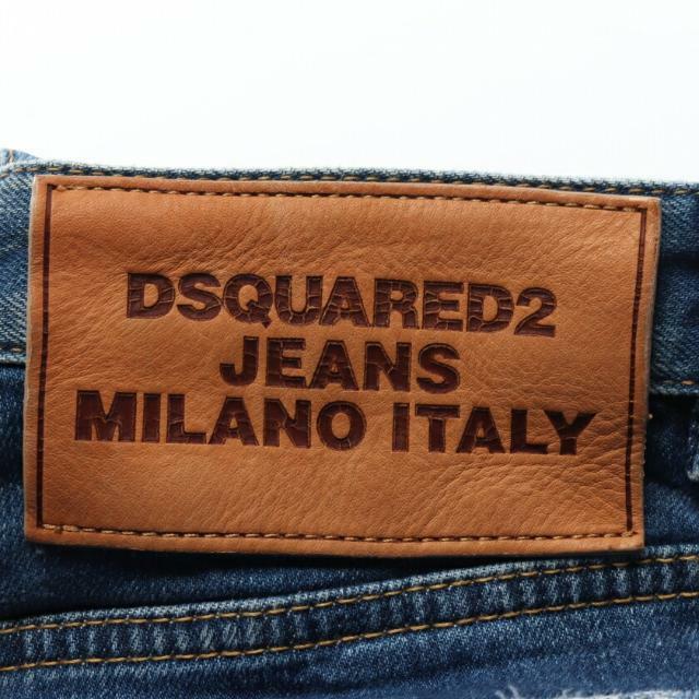 DSQUARED2(ディースクエアード)のFoggy Wash Sasoon Jeans デニムパンツ ブルー ウォッシュ加工 ダメージ加工 レディースのパンツ(デニム/ジーンズ)の商品写真