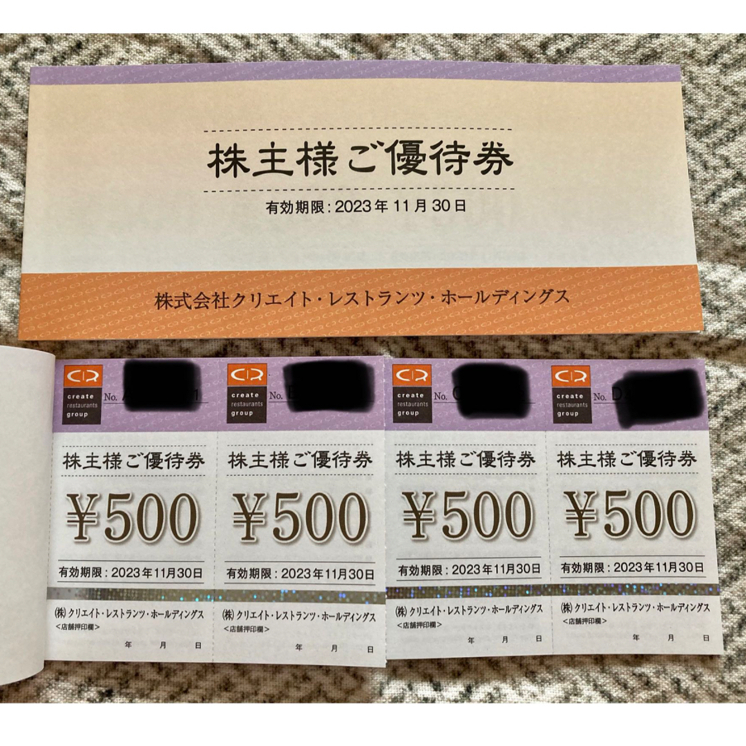 いいスタイル 【最新】クリレス 17，000円分 株主優待券 クリエイト