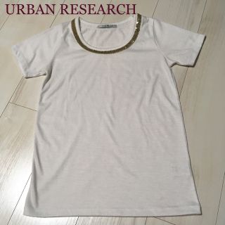 アーバンリサーチ(URBAN RESEARCH)のURBAN RESEARCH スパンコール付き半袖Tシャツ(Tシャツ/カットソー(半袖/袖なし))