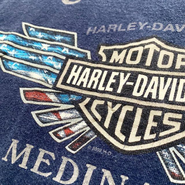 Harley Davidson - USA製 00s HARLEY-DAVIDSON ハーレー Tシャツ 古着