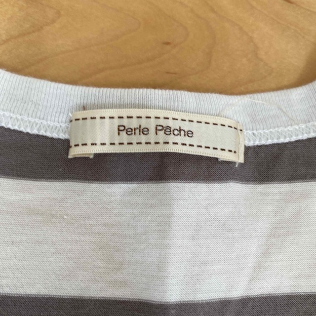 Perle Peche(ペルルペッシュ)のペルルペッシュ　Tシャツ  レディースのトップス(Tシャツ(半袖/袖なし))の商品写真