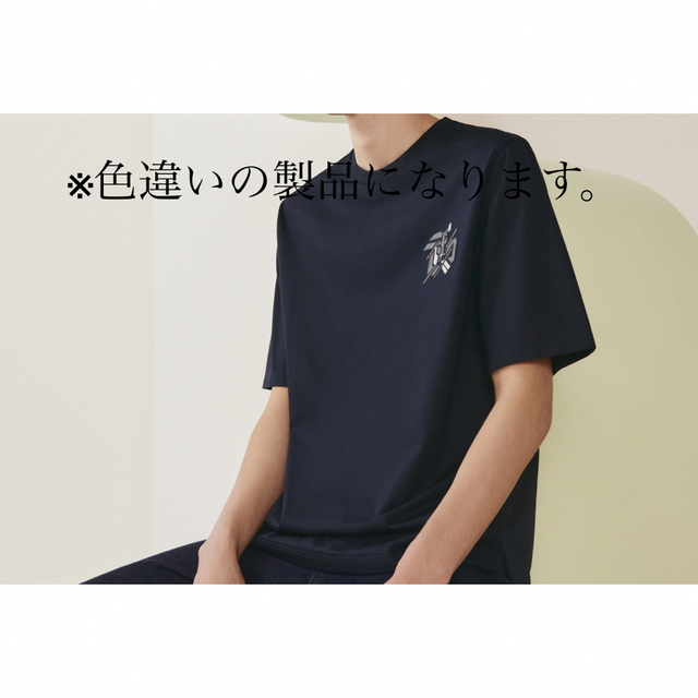 【新品未使用】エルメス春夏メンズ　Tシャツ パッチ 《ズアヴとドラゴン》
