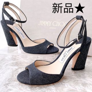 ジミーチュウ(JIMMY CHOO)のJIMMY CHOO ジミーチュウ　ストラップ　サンダル　パンプス　オープントゥ(ハイヒール/パンプス)