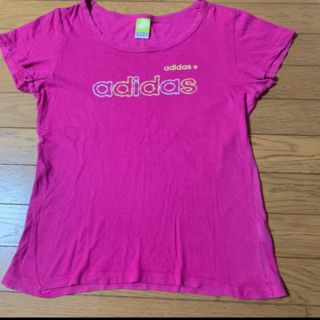 アディダス(adidas)のアディダス adidas  レディース　半袖Tシャツ L(Tシャツ(半袖/袖なし))