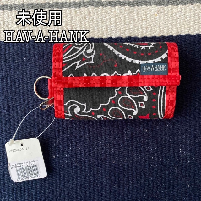 HAV-A-HANK(ハバハンク)の未使用 タグ付き HAV-A-HANK ハバハンク バンダナ キーコインケース メンズのファッション小物(コインケース/小銭入れ)の商品写真