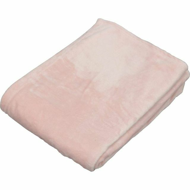 【色: 4.ピンク/無地】アイリスプラザ 毛布 シングル 薄手 ピンク 洗える