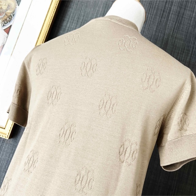新品 HERMESエルメス 2021ニット スリーブ リフト シルク ワンピース
