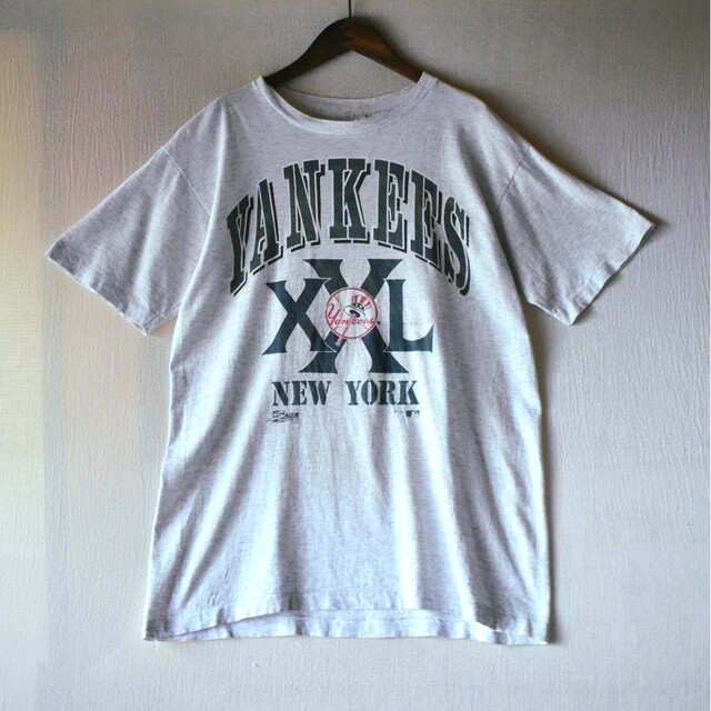 MLB - 古着☆希少 90年製©️ USA製 MLB NY ヤンキース ビッグロゴT