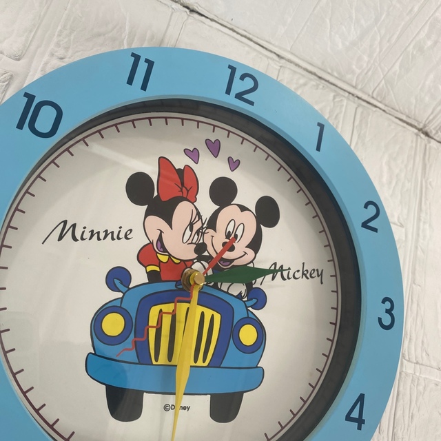 Disney ディズニー ミッキー ミニー 壁掛け時計 時計 昭和レトロ 