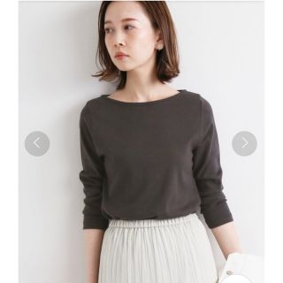 イエナ(IENA)のIENA 【AURALEE/オーラリー 】IENA 別注ボートネックTシャツ(カットソー(長袖/七分))