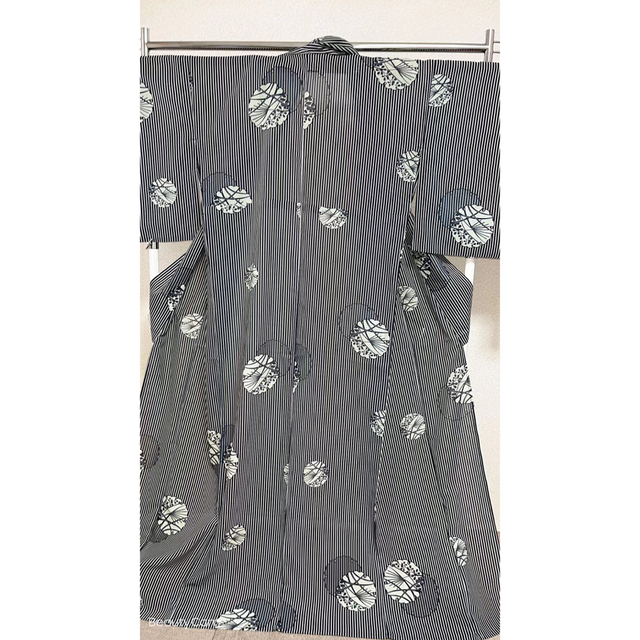 人気　洗える夏紗着物　レディースMサイズ　裄丈66cm レディースの水着/浴衣(着物)の商品写真