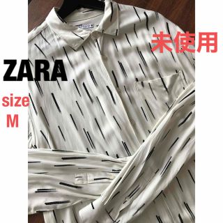 ザラ(ZARA)の未使用　ZARA ザラ  レーヨンシャツ　M(シャツ)