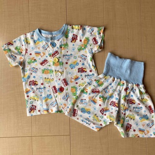 ニシマツヤ(西松屋)の前開きパジャマ　size80(パジャマ)