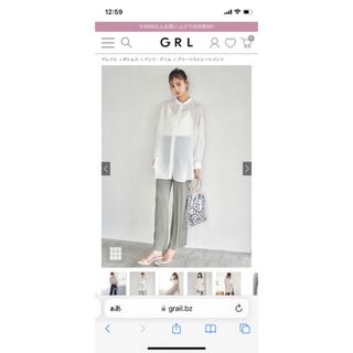 グレイル(GRL)のプリーツストレートパンツ[tw918](カジュアルパンツ)