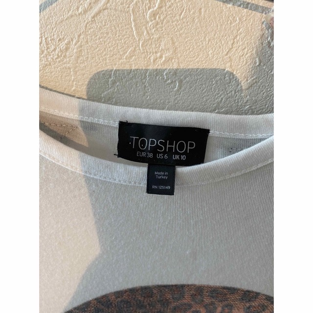 TOPSHOP(トップショップ)の海外で購入！ロック好きな方へ！ドクロTシャツ レディースのトップス(Tシャツ(半袖/袖なし))の商品写真