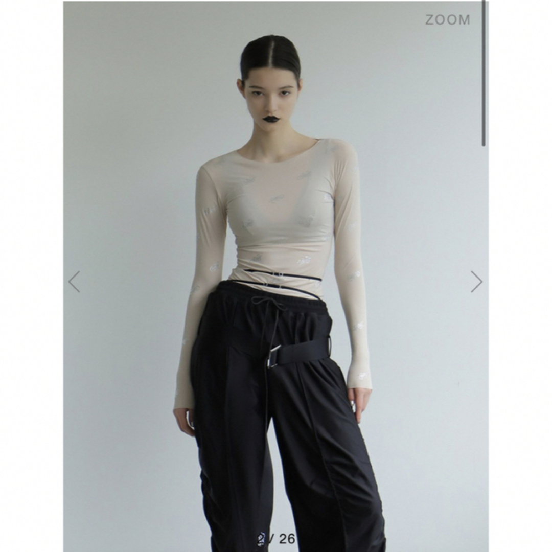 melt the lady sheer hook tops 黒-