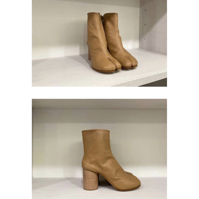 2022年製 新品】 Maison 35 ベージュ ブーツ 足袋 TABI Margiela