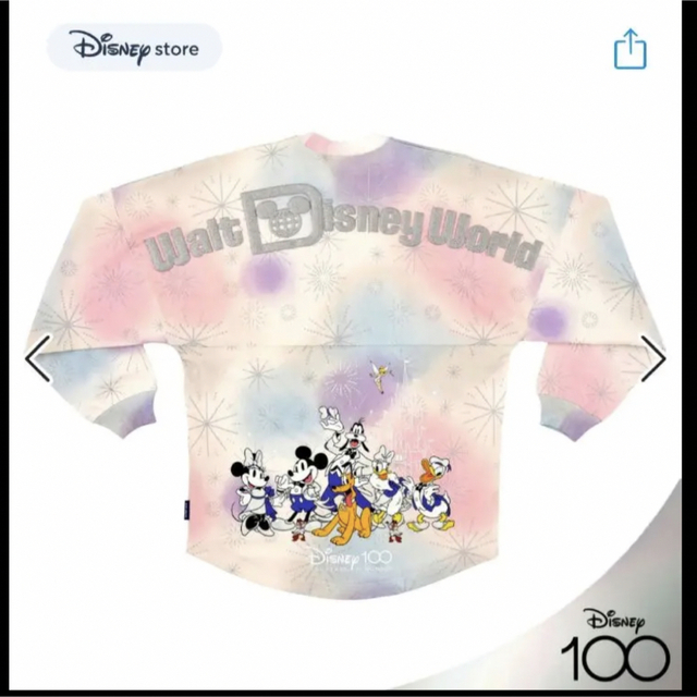 ディズニー スピリットジャージ キッズ S 130 100周年 Disney-